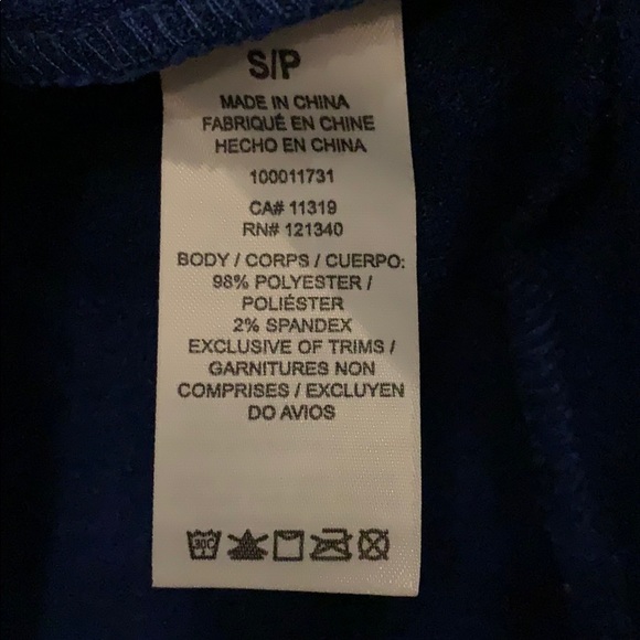 Blue Pleated fit & flare dress w zip back - Picture 11 of 13